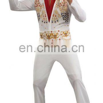 Wholesale fancy dress adult mens elvis costume halloween fancy dress cosplay costumes AGM051