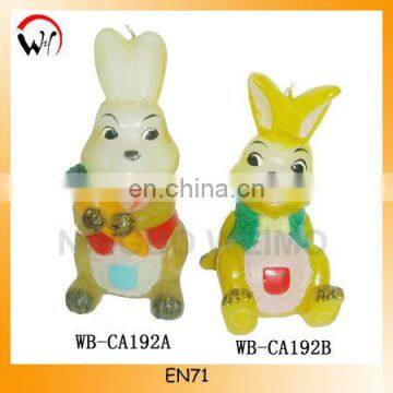 Easter rabbit candle