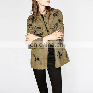 Stylish Tunic Beaded Design Bulk Women Clothing Custom Jacket