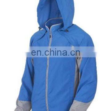 men lightweight breathable and waterproof jacket with hood