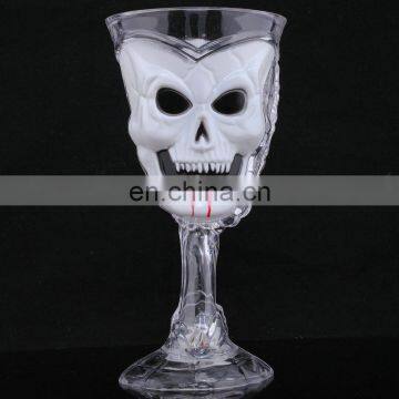 halloween scary party skull wine water drinking cup flash LED light cup