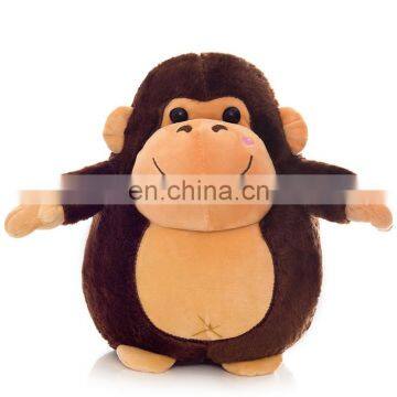 Round fat like ball soft stuffed Monkey plush gift toy