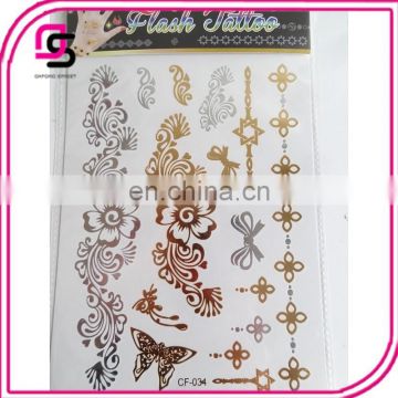 New hot selling popular lovely temoprary flash tattoo for US wholesale