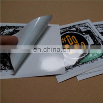 mylar label printing customized plastic water bottle label package label