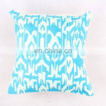 Ikat Print Kantha VINTAGE PILLOW CUSHION COVER THROW HANDMADE ETHNIC HOME DECOR INDIA