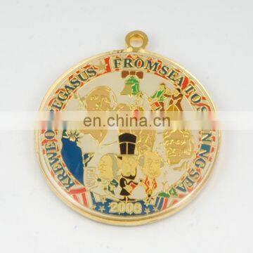 Customer Logo Die Casting 2D 3D Antique Gold Silver Metal Medal photo-6