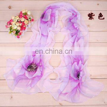 New Fashion Lady Soft Chiffon Scarf Wrap Shawl Stole Scarves Wholesale photo-2