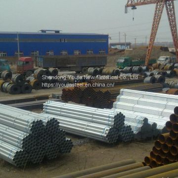 Alibaba wholesaler Round Galvanized Steel Pipe and Tube for Dock Shelter Construction