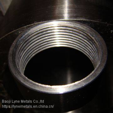 Titanium Pure or Alloy Forged Flange or Machined Parts With NPT Screw photo-4