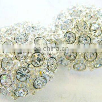 2013 new rhinestone hair flower embellishment garment accessory button