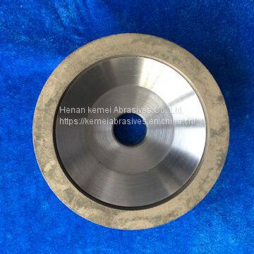 Bronze sintered diamond grinding taper cup wheel for graphite