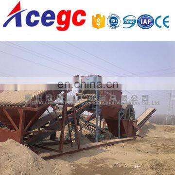 Marine sea sand washing plant machine to get clean sand