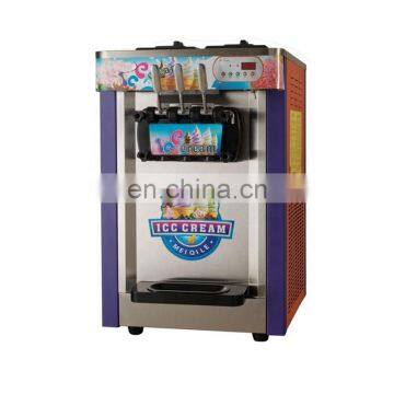 IS-Q-L22A Three-Colour Desktop Ice Cream Machinery Coffee Shop Equipment Ice Cream Machine Soft Ice Machine