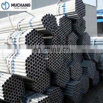 Pre-galvanized steel tube Round erw carbon gi pipe