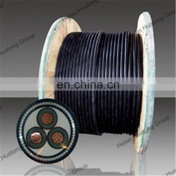 MV CU/XLPE/SWA/PVC xlpe insulated electric cable 3 core cable