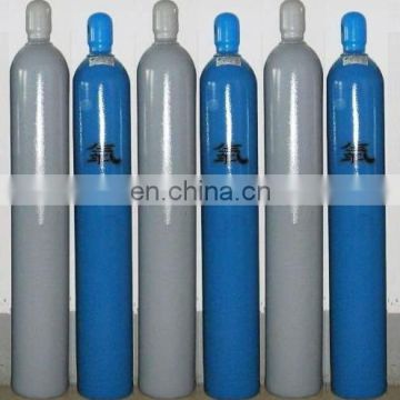 ISO9809 standard oxygen gas bottle with valve