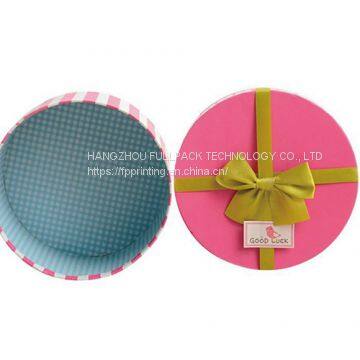 Personalized CMYK Printed Round Gift Packaging Boxes With Matte Lamination photo-3