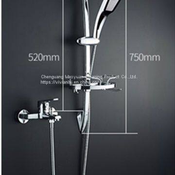 Simple Shower Spary Head Wall Mounted Bathroom Shower Set Mier Tap photo-2