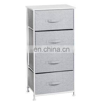 Four-drawer dresser chest stand 4-Drawer Furniture Storage Organizer Drawer Tower Dresser for Clothing