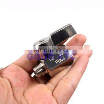 High Quality MINI Ball Valve Stainless Steel 304 1/8 1/4 3/8 1/2 Female Male Thread BSP for Water Oil Acid 2 Way Ball Valve photo-6