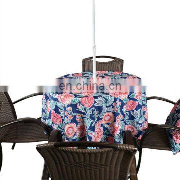 table cloth factory custom outdoor round table cloth polyester material