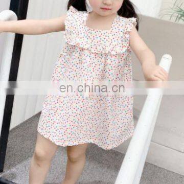 Yifan Girls 100% Cotton Lace Dress for cute baby