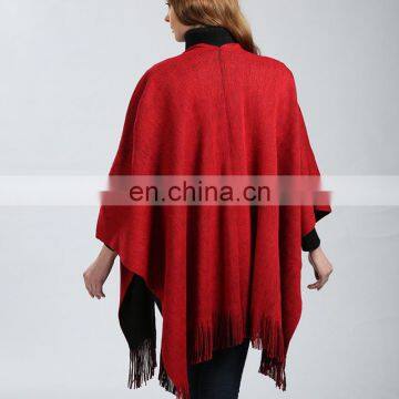 Unisex Split Shawl Six Color Optional Double Sided Function Scarf photo-5