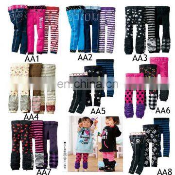 79 Styles Infants & Toddlers Knit Footless Ninth Pants Cropped Pants Stretchy Ankle Tights Leggings pp Pants 4 Sizes 3pcs/pack photo-2