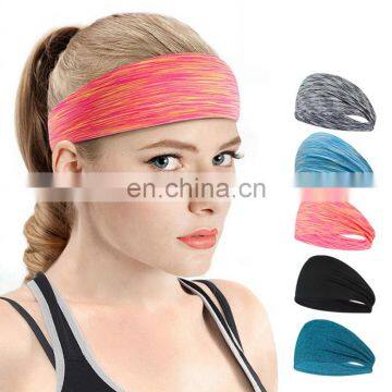 Online Hot Sale Product More Color Summer Yoga Sport Hair Band Sweatband For Girl