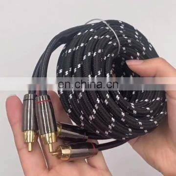 high quality ofc cable rca hi fi 17ft RCA cable