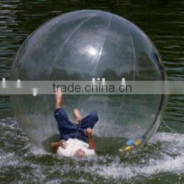 Clear inflatable water balloon for play