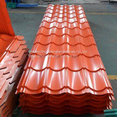 Colour Coated Corrugated Iron Sheets Galvanized Roofing Sheet Zinc Plates Meter Price