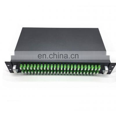 48 Port 1U 19 inch Fiber Optic Patch Panel SC LC FC ST Fiber Splice Tray 48 port fiber optic patch panel