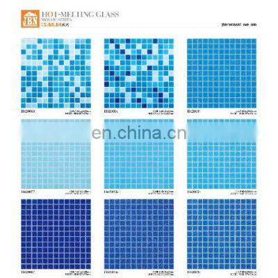 Good quality Hot-Melting Glass Mosaic for bathroom swimming pool tiles