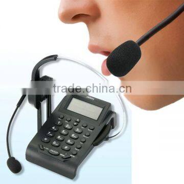 2015 Call Center Corded Caller id Headset Telephone photo-2