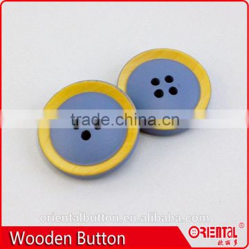 high quality warter proof wooden leisure suits button