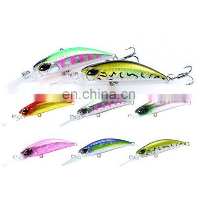 Amazon New Design Deep Water Minnow Bait 70mm 4g Fake Lures Mandarin Fish and Perch Sinking Minnow