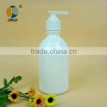 250ml liquid soap dispenser glass bottle with pump dropper cap