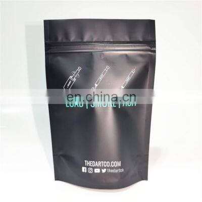 Custom printed laminated black zipper plastic bag shenzhen wholesales bag