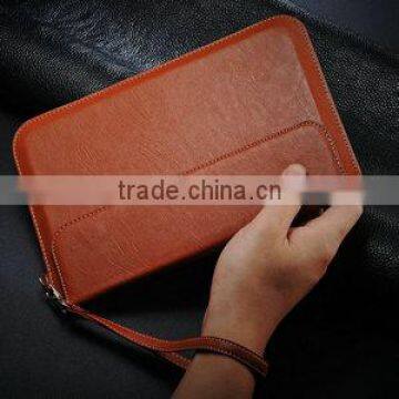 2015 Wholesale China superior quality cover case for ipad mini, wallet case for mini ipad, wrist strap case for ipad mini