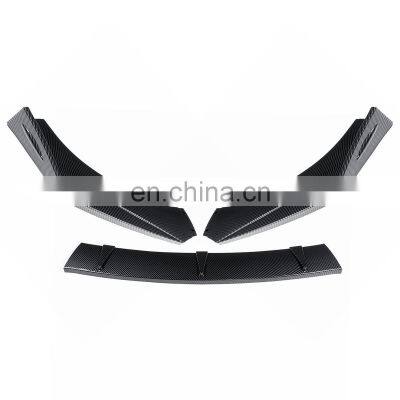 Changzhou Honghang Manufacture Front Bumper Lips, Carbon Fiber Color Universal Type G Front Bumper Lips Splitter For All Car