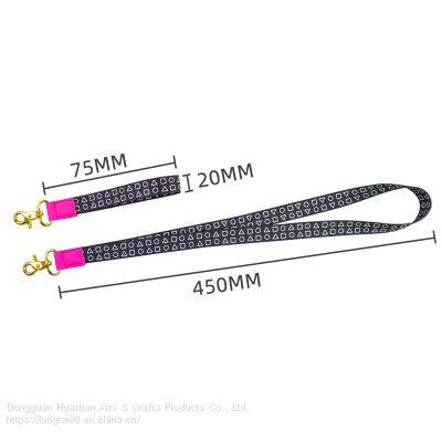 Color Mobile Phone Lanyard Jacquard Technology Logo Lanyard Metal Accessories photo-5