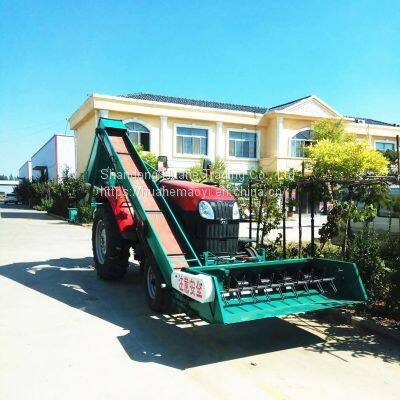 35 horsepower double barrel corn thresher four wheeled tractor all-in-one machine is a good helper for farmers