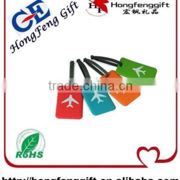 customed pvc luggage tag promotion bag tag for cheap sale