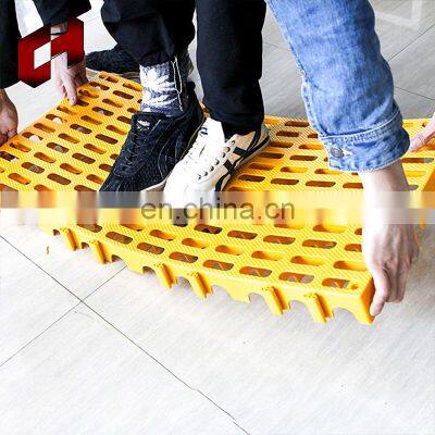 50Mm Gray Plastic Commercial Checkered Detailing Outdoor Carpet Mechanics Shop Grate Flooring For Basketball Mats