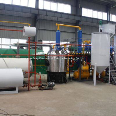 2022 Most hot sale Tire/ Plastic Pyrolysis Oil to diesel plant for refine and distill used oil into diesel fuel