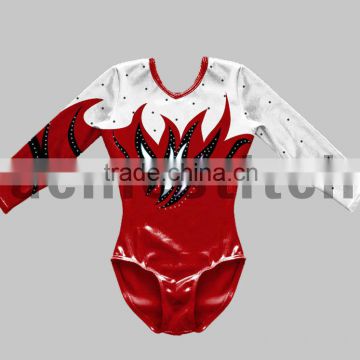 Competition Girl's long sleeve Gymnastic Leotard