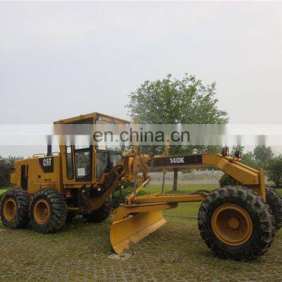 USA Original CAT 140K motor  grader, Caterpillar heavy machine140K wheel grader