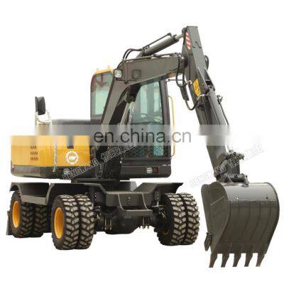 Hot sale.China high-performance 7 ton wheel excavator