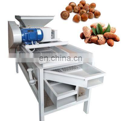 Automatic Hazelnut Almond Shelling Machine/Almond Nut Cracker Dehuller Sheller